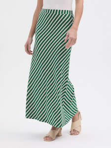 Bottoms: Striped Long Skirt