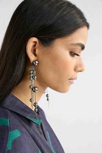 Christmas Gift Ideas: Alli Drop Earring - Gunmetal
