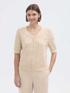 Openwork Cardigan
