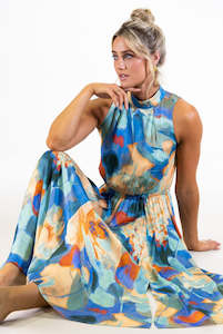 Bel Vestito: Sicily  Panelled Midaxi Dress