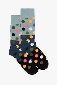Mens Mod Dot Sock