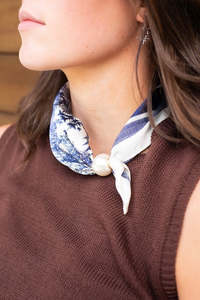 Accessories: Pearl Fasten Neck Tie - Churchill