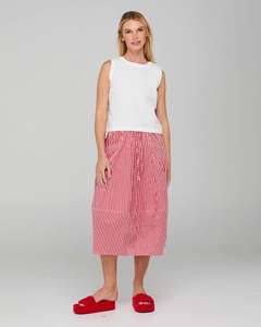 Bottoms: Guru Skirt - Emelia Stripe
