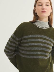 Two Toned Striped Jumper