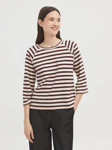 Tops: Kodak Stripe Cotton Jumper
