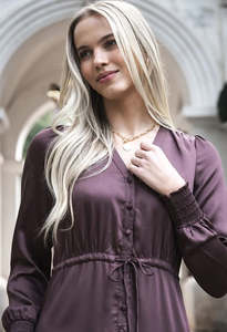 Celeste Dress- Cocoa