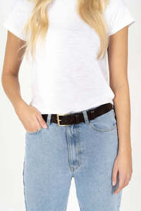 Accessories: Classic Belt - Cocoa