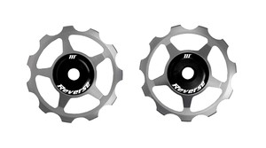 Drivetrain - Derailleurs: Aluminium pulley set Reverse Silver