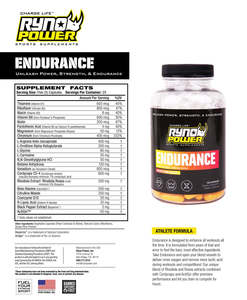 Nutrition - Ryno Power: Ryno Power Endurance Capsules