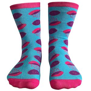 Socks: UK Jellyfish (Size M)