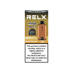 Disposable Single Use: Relx MagicGo 8000 Puffs - Sweet Banana