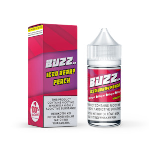 E Liquids: Buzz Salts 30mg - Berry Peach