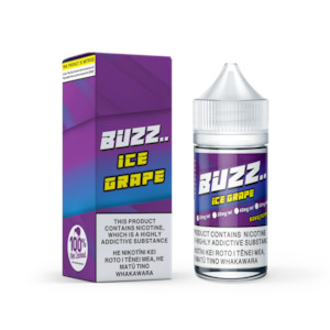 E Liquids: Buzz Salts 30mg - Grape