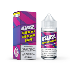 E Liquids: Buzz Salts 30mg -Blueberry Raspberry