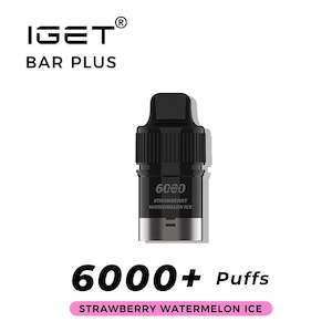 Iget Bar Plus: Iget Bar Plus Replacement Pod - Strawberry Watermelon