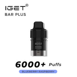 Iget Bar Plus: Iget Bar Plus Replacement Pod - Blueberry Rasberry