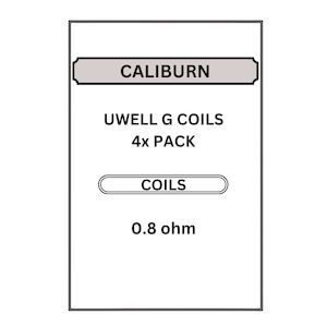 Coils Cartridges: Uwell Caliburn G coil 0.8ohm 4pk