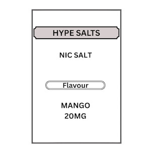Hype Salts: HYPE SALT E LIQUID 30ML