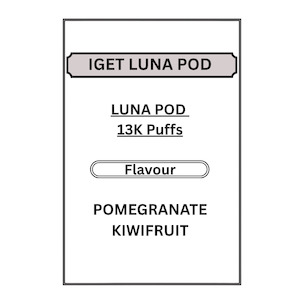 Best Selling: IGET LUNA PODS 13K PUFFS