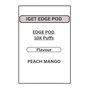 Disposable Vapes: IGET EDGE PODS 10K PUFFS