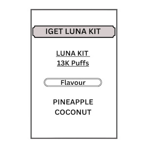 Prefilled Disposable Vapes: IGET LUNA KIT