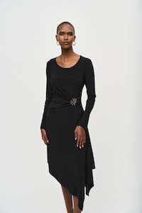 Joseph Ribkoff 1: 243153 - Silk Knit Fit and Flare Dress