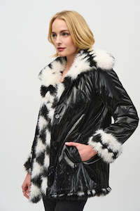 The Cardigan Jacket Collection: 244900 Reversible City Chic Faux Fur Jacket