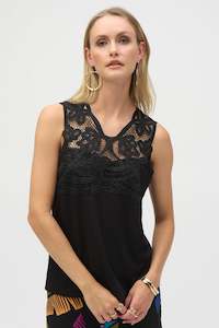 New Arrivals 1: 252076  Double  Lace V  S/less Top