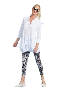 7902B HitchedcFront 3/4 Sleeve Shirt