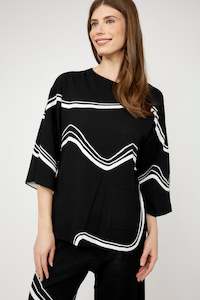 New Arrivals 1: 252932 Waves Jacquard Knit Sweater