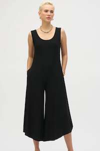 Joseph Ribkoff 1: 252056 Euro Knit Wide-Leg Sleeveless Jumpsuit