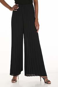 The Pant Collection Summer Winter: 259252 Wide Leg Pleated Chiffon Trouser