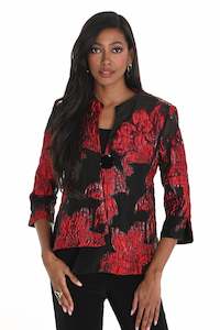 The Cardigan Jacket Collection: 259157 Textured Taffeta Evening Jacket