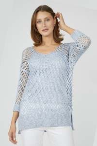 All Sale Items: 251522 Shimmer Knit Pullover Layer