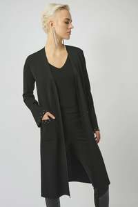 The Cardigan Jacket Collection: 253990 Dome Detail Sweater Knit Cardigan Coat