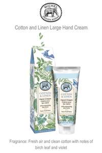 Quality Homeware Wonderful Gifts: 838417 MDW Cotton and Linen Large Hand Cream