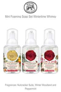 Quality Homeware Wonderful Gifts: 819071 MDW Mini Foaming Soap Set Wintertime Whimsy