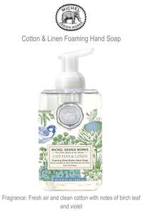 Quality Homeware Wonderful Gifts: 801417 MDW Cotton & Linen Foaming Hand Soap