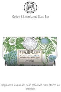 Quality Homeware Wonderful Gifts: 802417 MDW Cotton & Linen Large Soap Bar