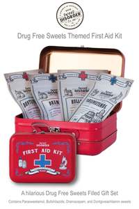 Sweet Treats: Laughter Is The Best Medicine  / First Aid Kit -  Red