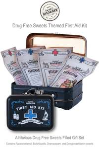 Laughter Is The Best Medicine  / First Aid Kit -  Black