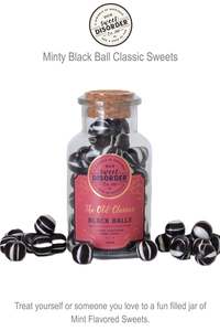 Old Classics Black Balls  / Sweets Jar