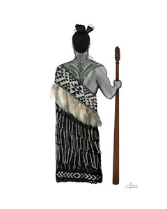 Products: Ruruhau - The protector. Tāniko and hukahuka kākahu Darlington Paku