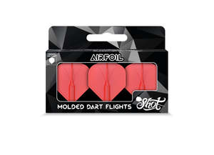 Shot Airfoil Molded Flight Set-Red Standard