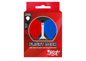 Frontpage: Flight Deck-One Piece Dart Flight and Shaft System-Tricolor