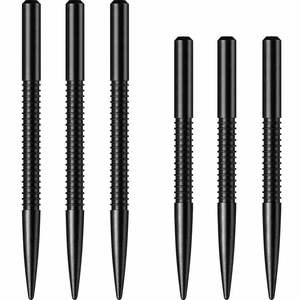 Steel Tip Points: Mission Probe V2 Dart Points - Precision Engineered - Black
