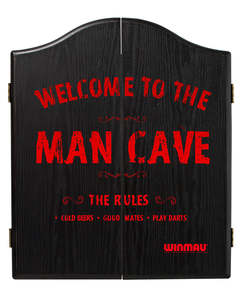Dartboard Accessories: Winmau Dartboard Cabinet – Man Cave