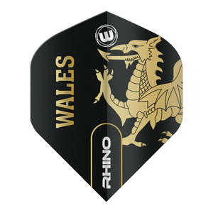 Flights Winmau: BLACK & GOLD WALES RHINO STANDARD