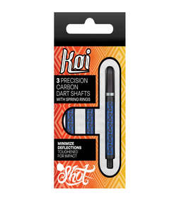 Shot Stems: Shot Koi Carbon Dart Shaft-Helioknot Blue