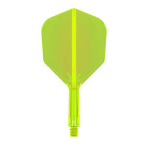 K-Flex Flights & Shafts - Neon Yellow - Shape no-6